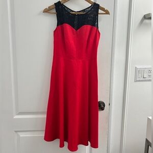 Red Sleeveless Dress